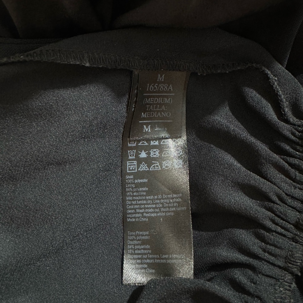 All Saints Black V-Neck Bodysuit - Picture 4 of 7